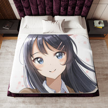 Load image into Gallery viewer, Rascal Does Not Dream of Bunny Girl Senpai Sherpa Blanket
