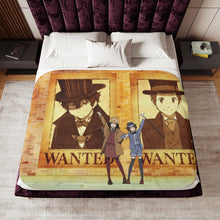 Load image into Gallery viewer, Wanted Posters Sherpa Blanket
