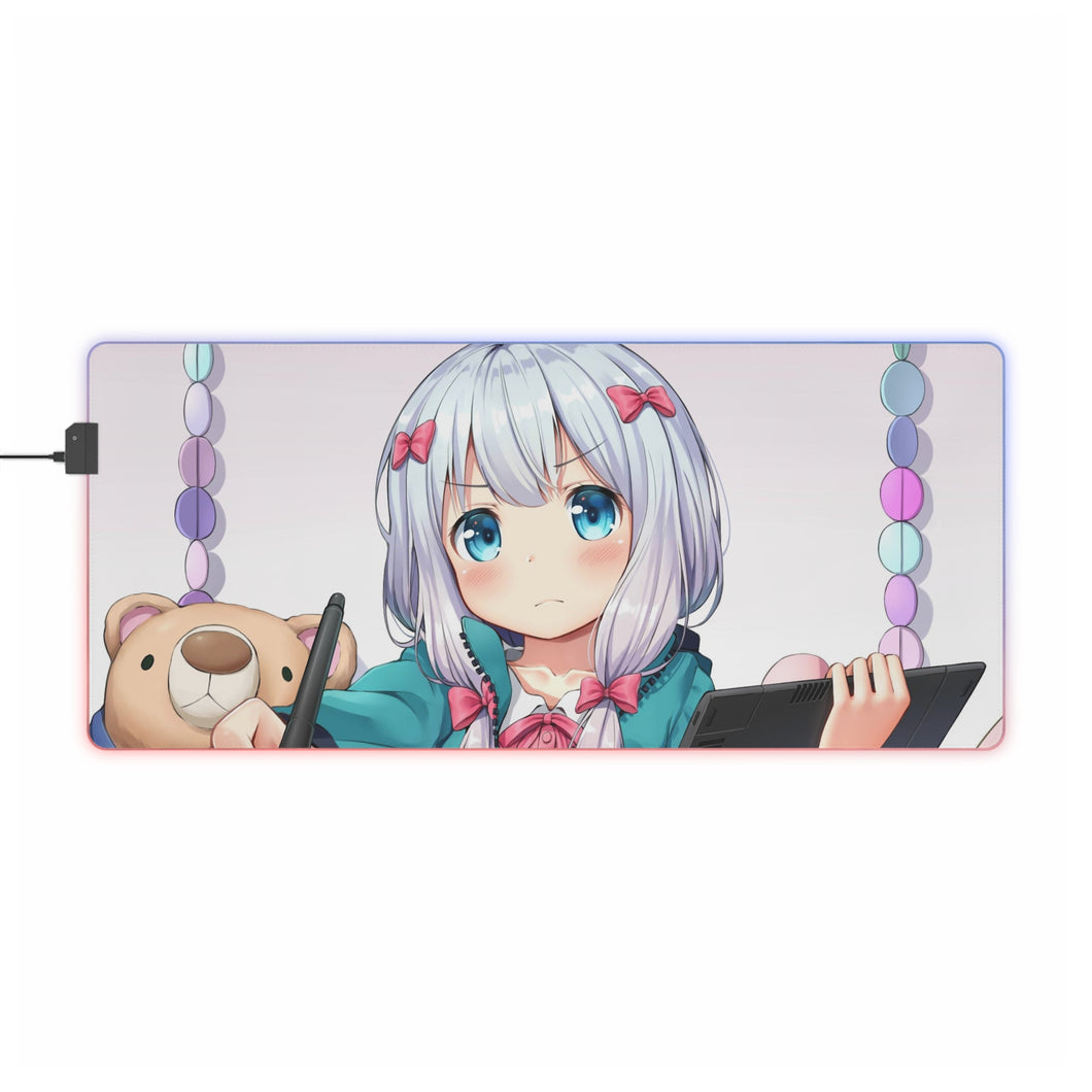 EroManga-Sensei RGB LED Mouse Pad (Desk Mat)