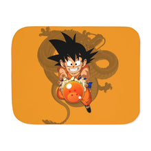 Load image into Gallery viewer, Kid Goku Sherpa Blanket
