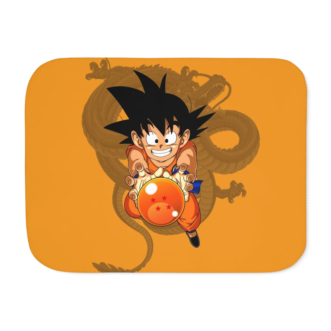 Kid Goku Sherpa Blanket