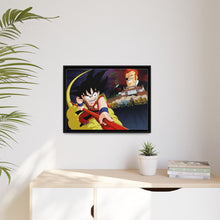 Load image into Gallery viewer, Goku vs. Red Ribbon Army Canvas Framed Art Print
