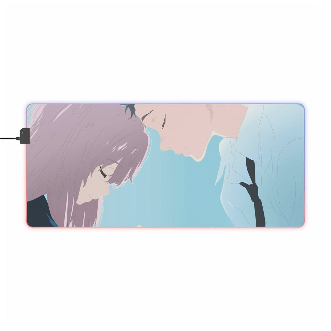 Ishida Shouya|Nishimiya Shouko RGB LED Mouse Pad (Desk Mat)