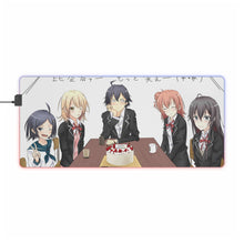 Load image into Gallery viewer, My Teen Romantic Comedy SNAFU Hachiman Hikigaya, Yukino Yukinoshita, Yui Yuigahama, Komachi Hikigaya RGB LED Mouse Pad (Desk Mat)
