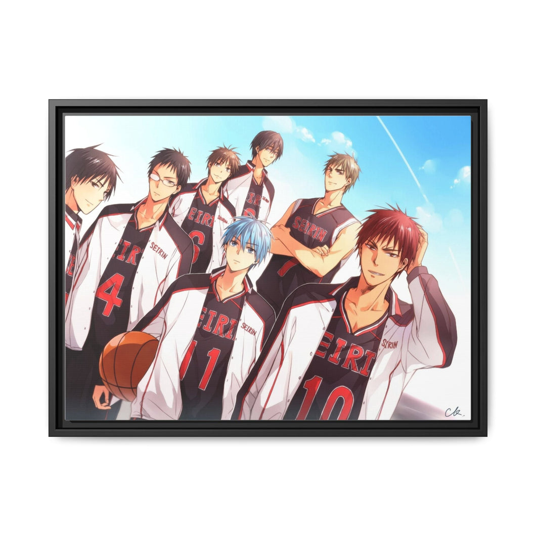 Kuroko's Basketball Canvas Framed Art Print