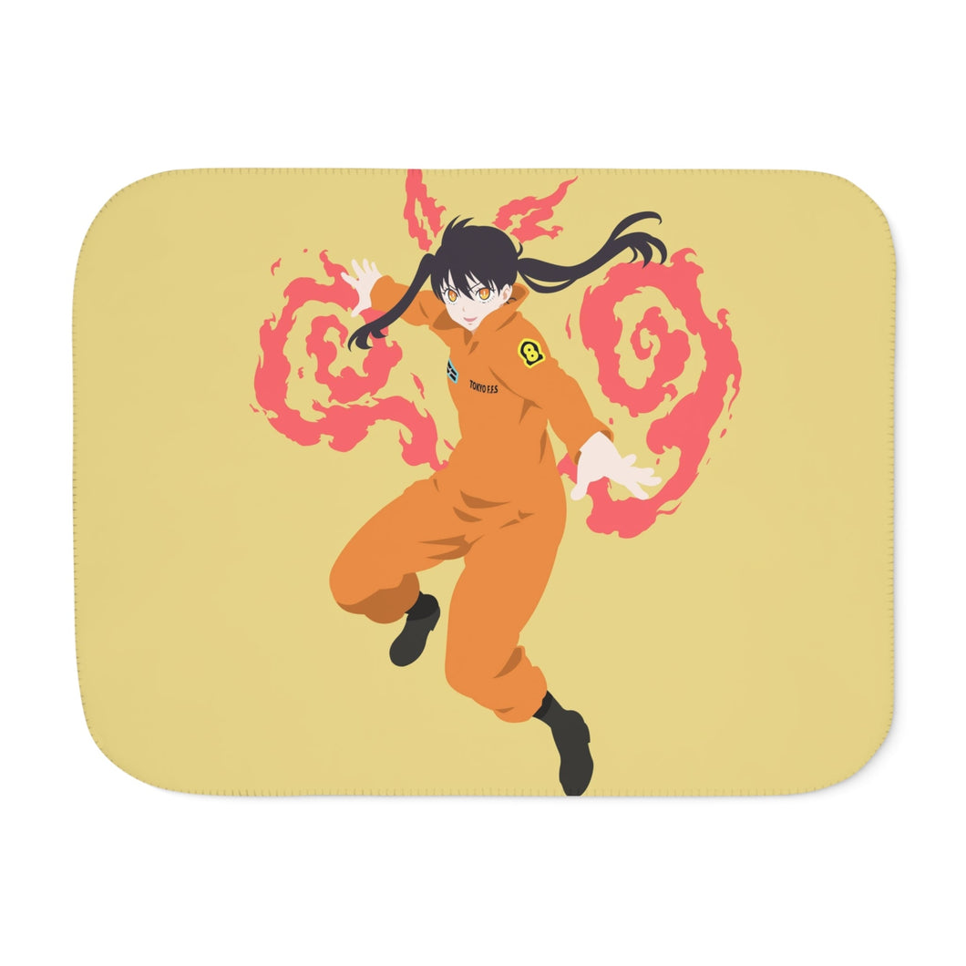 Fire Force Tamaki Kotatsu Sherpa Blanket