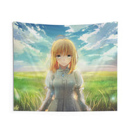 Saber (Fate Series) Indoor Wall Tapestry