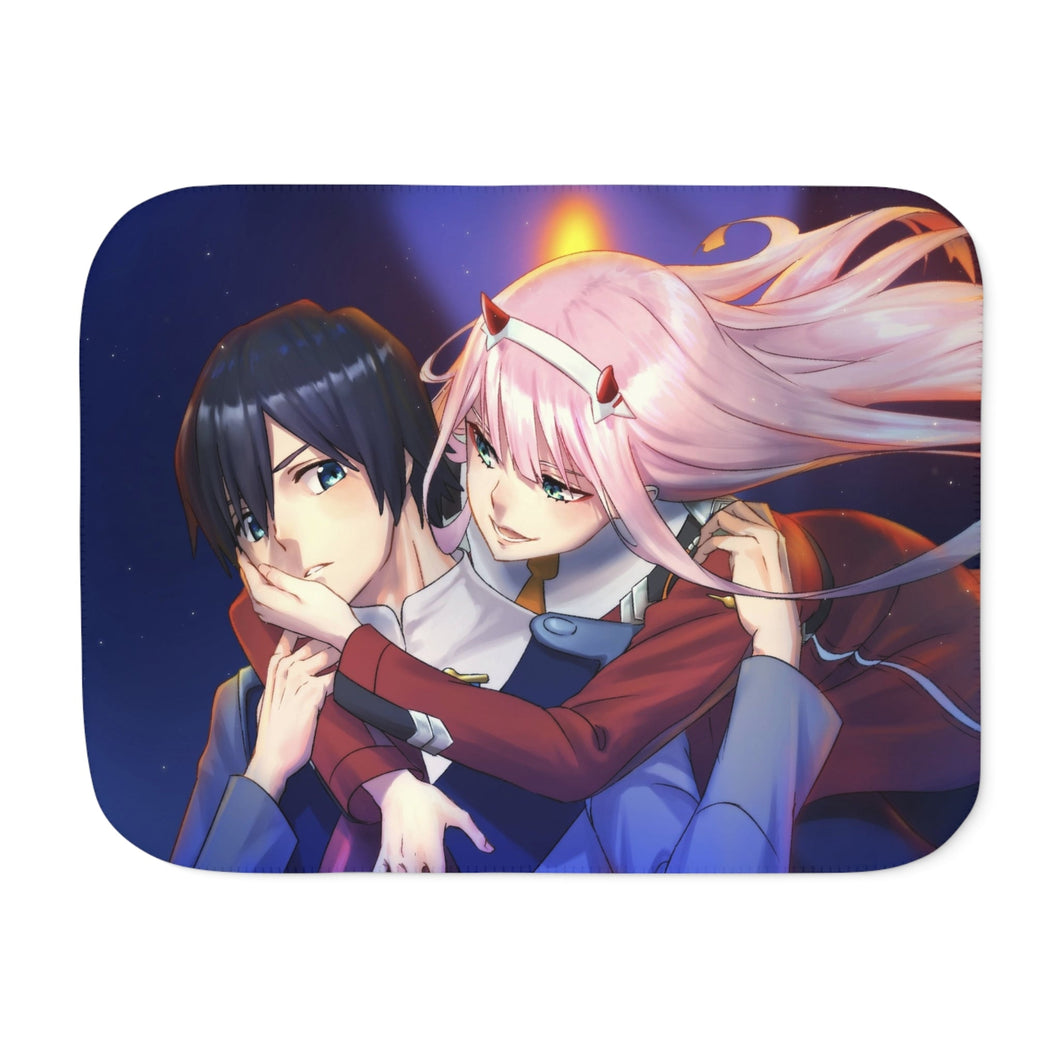 Zero Two,Hiro Sherpa Blanket