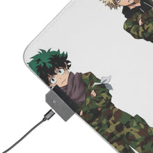 Load image into Gallery viewer, My Hero Academia Izuku Midoriya, Katsuki Bakugou RGB LED Mouse Pad (Desk Mat)
