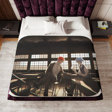 Load image into Gallery viewer, Karma and Nagisa Sherpa Blanket
