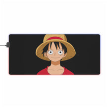 Load image into Gallery viewer, Luffy (One Piece) RGB LED Mouse Pad (Desk Mat)
