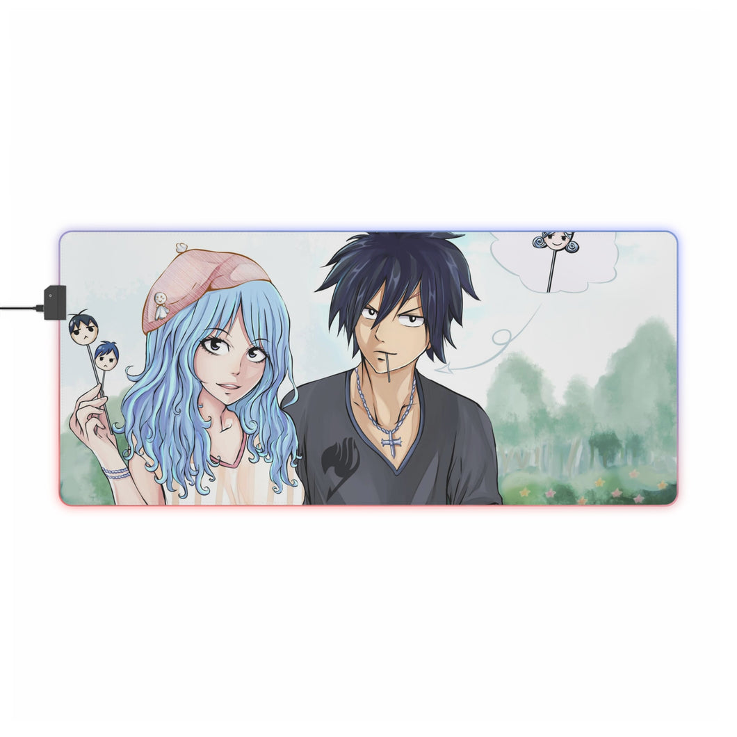 Anime Fairy Tail RGB LED Mouse Pad (Desk Mat)