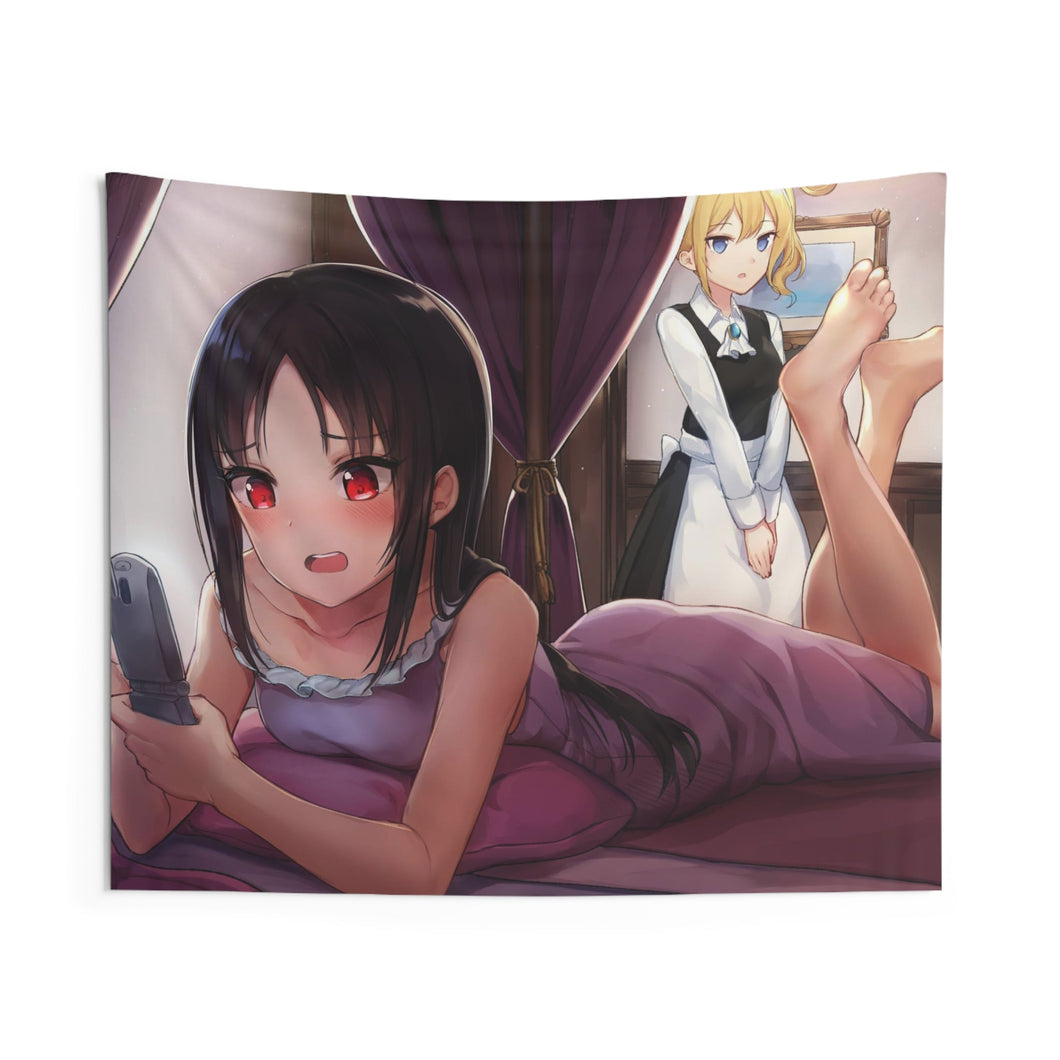 I want to receive a message from him Indoor Wall Tapestry