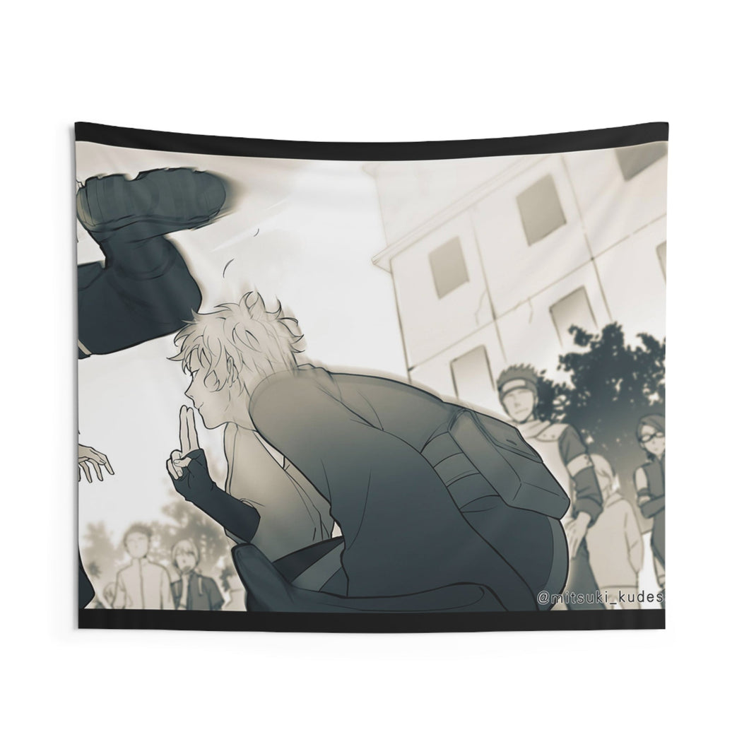 Boruto and Mitsuki Indoor Wall Tapestry