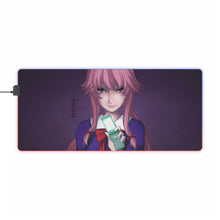Load image into Gallery viewer, Mirai Nikki Yuno Gasai RGB LED Mouse Pad (Desk Mat)
