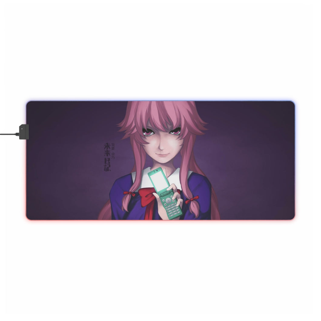 Mirai Nikki Yuno Gasai RGB LED Mouse Pad (Desk Mat)