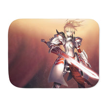 Load image into Gallery viewer, Fate/Apocrypha Saber Sherpa Blanket
