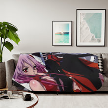 Load image into Gallery viewer, Guilty Crown Inori Yuzuriha Sherpa Blanket
