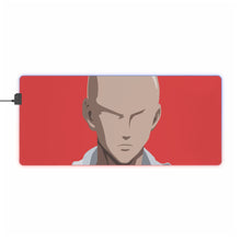 Load image into Gallery viewer, Saitama Vector Image RGB LED Mouse Pad (Desk Mat)
