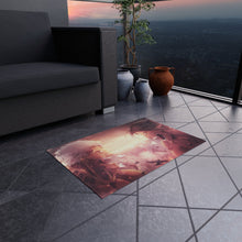 Load image into Gallery viewer, Armored Titan and Eren screaming at each other Rug
