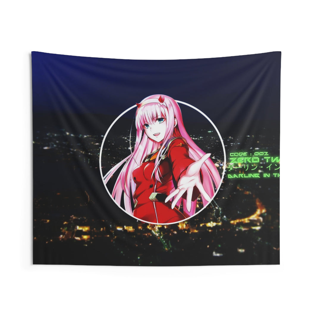 Zero Two Indoor Wall Tapestry