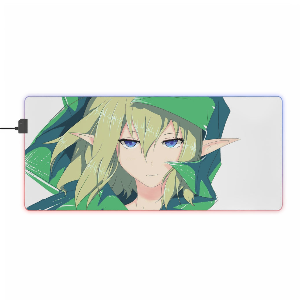 Is It Wrong to Try to Pick Up Girls in a Dungeon? RGB LED Mouse Pad (Desk Mat)