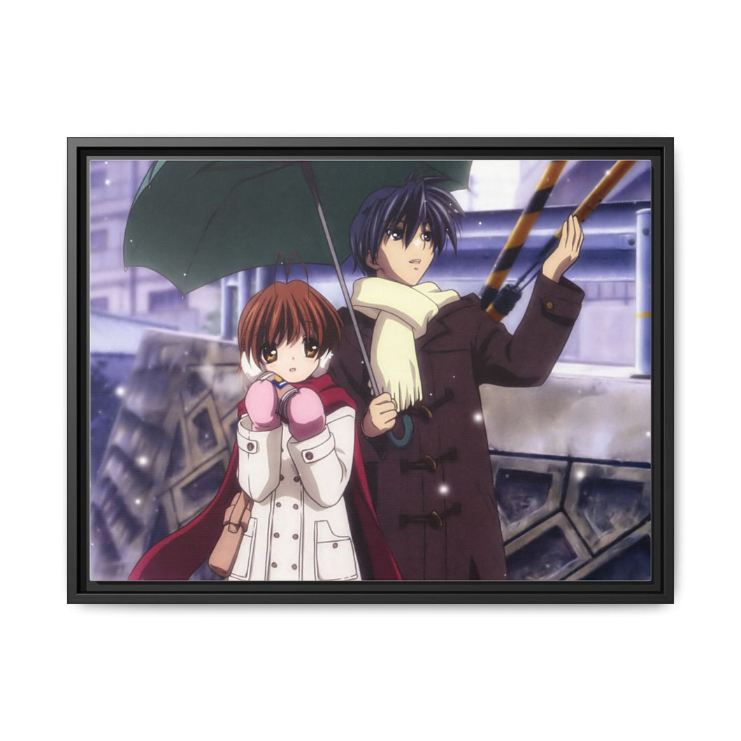 Anime Clannad Canvas Framed Art Print