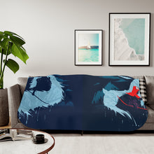 Load image into Gallery viewer, Mononoke Hime and Ashitaka Sherpa Blanket
