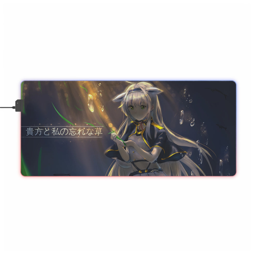 Rokudenashi Majutsu Koushi to Akashic Records RGB LED Mouse Pad (Desk Mat)