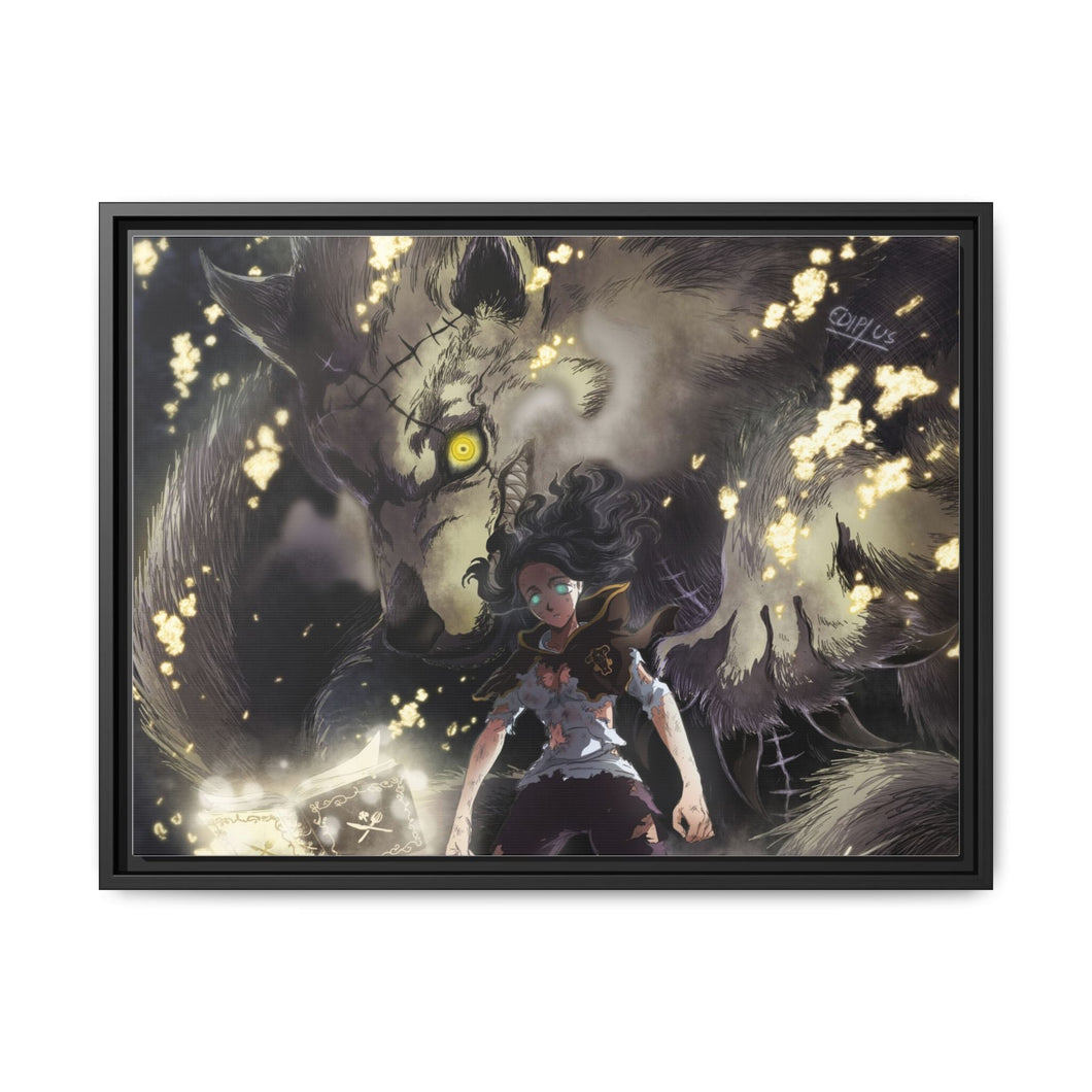 Anime Black Clover Canvas Framed Art Print