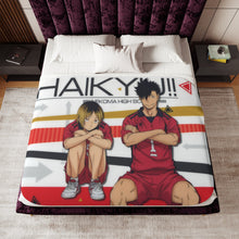 Load image into Gallery viewer, Kenma Kozume Sherpa Blanket
