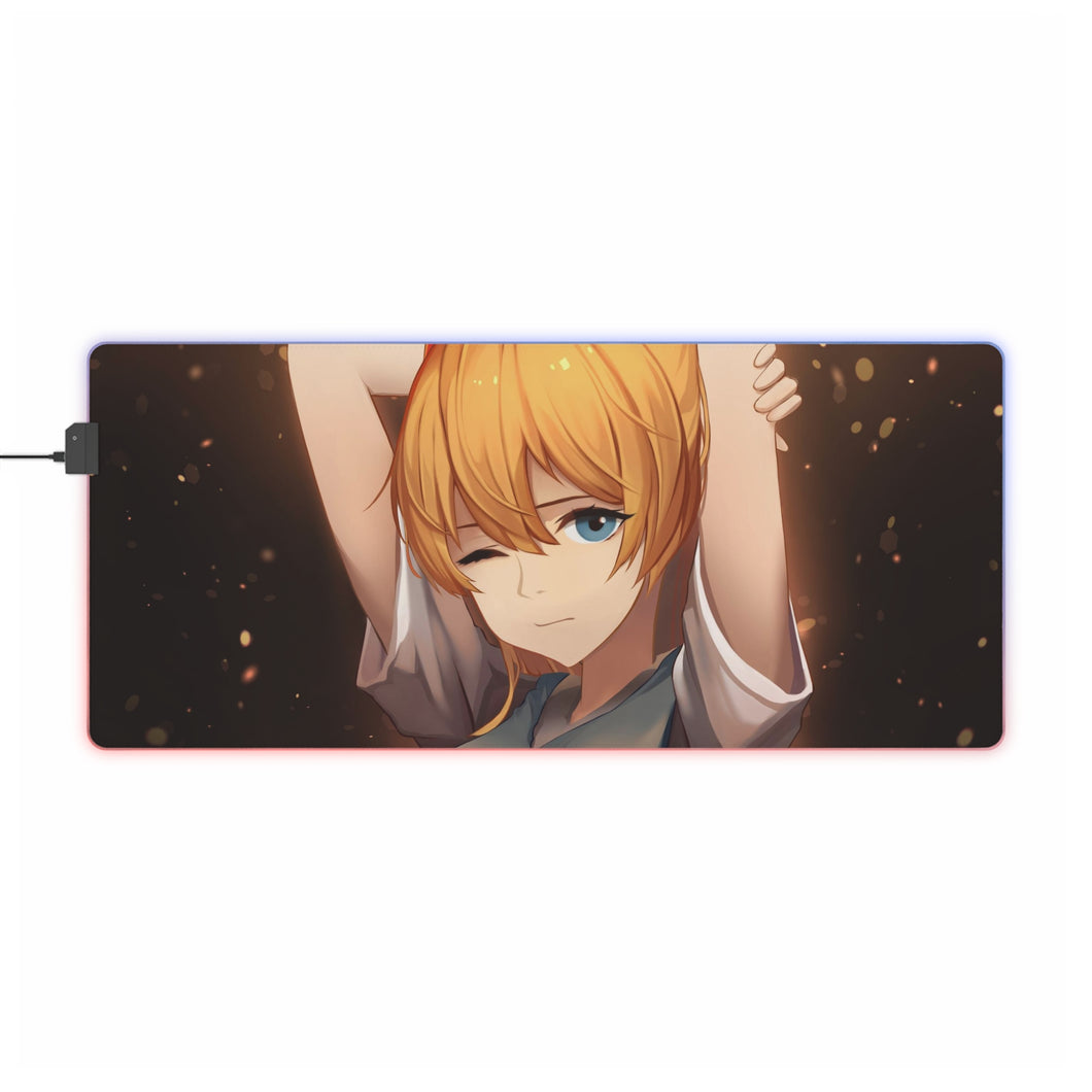 Neon Genesis Evangelion RGB LED Mouse Pad (Desk Mat)