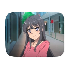 Load image into Gallery viewer, Sakurajima Mai Sherpa Blanket
