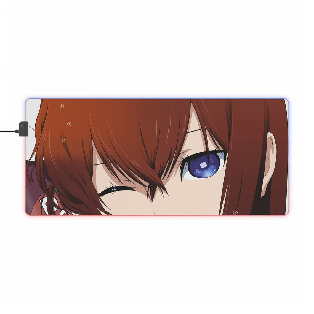 Kurisu RGB LED Mouse Pad (Desk Mat)