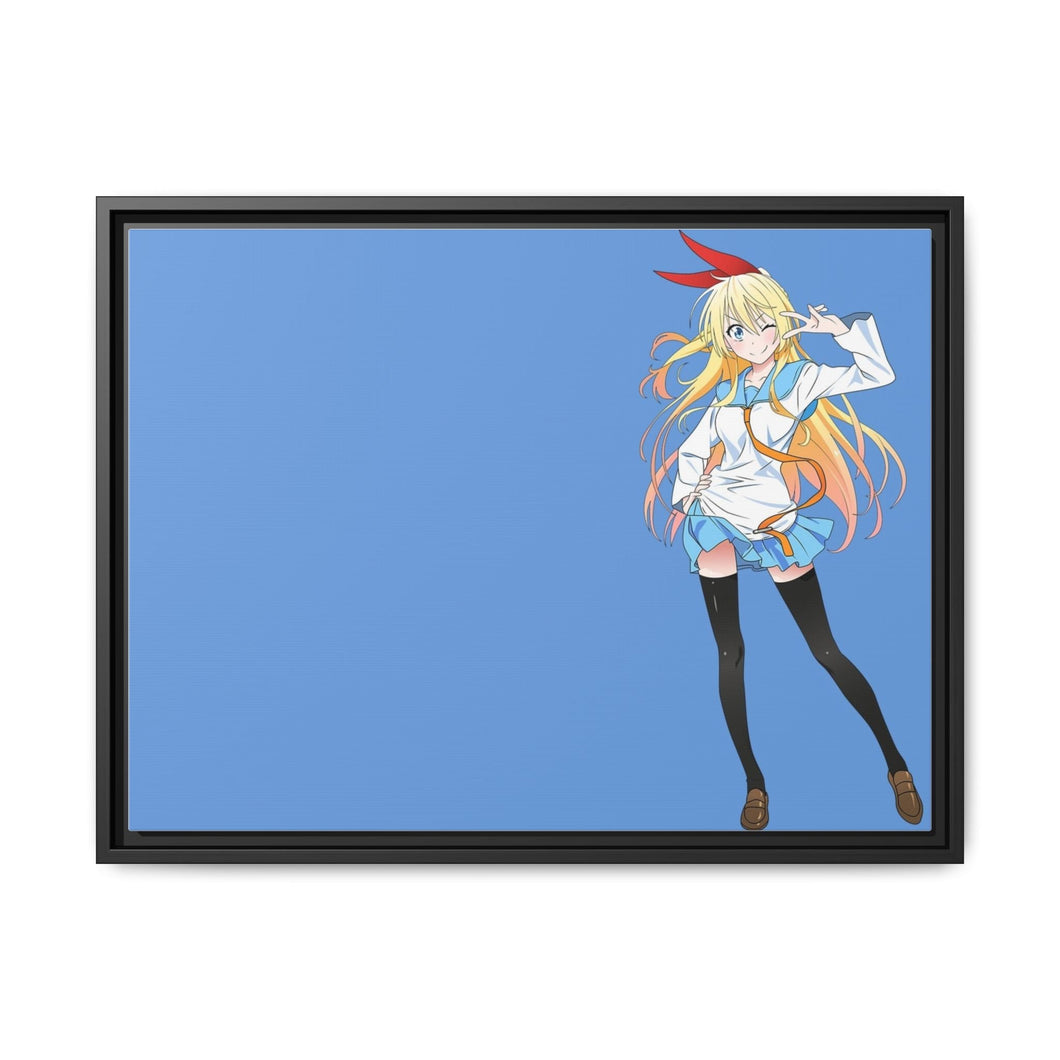 Nisekoi Chitoge Kirisaki Canvas Framed Art Print