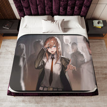 Load image into Gallery viewer, Assistant Christina- Makise Kurisu Sherpa Blanket
