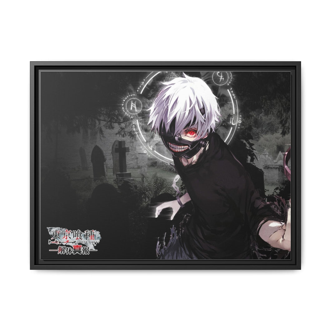 kaneki-ken ghoul form Canvas Framed Art Print