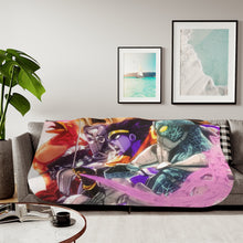 Load image into Gallery viewer, Anime Jojo&#39;s Bizarre Adventure Sherpa Blanket
