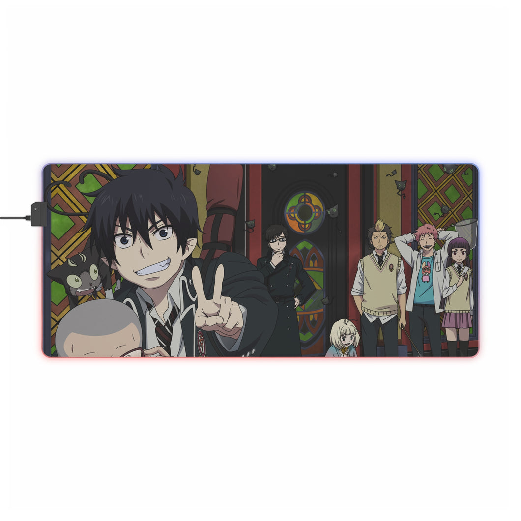 Ao No Exorcist RGB LED Mouse Pad (Desk Mat)