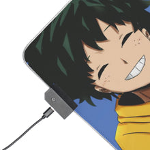 Load image into Gallery viewer, My Hero Academia Izuku Midoriya RGB LED Mouse Pad (Desk Mat)
