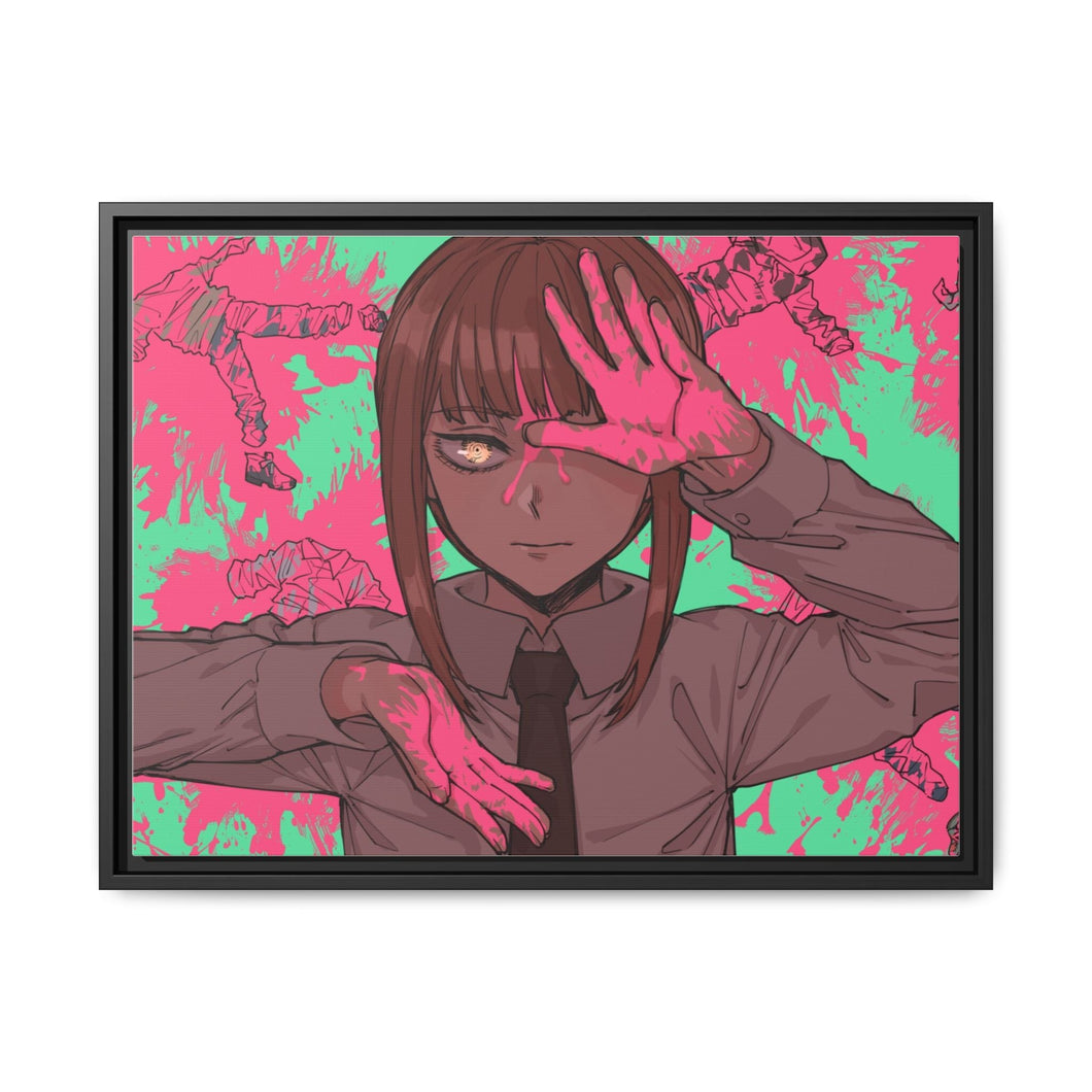 Anime Chainsaw Man Canvas Framed Art Print