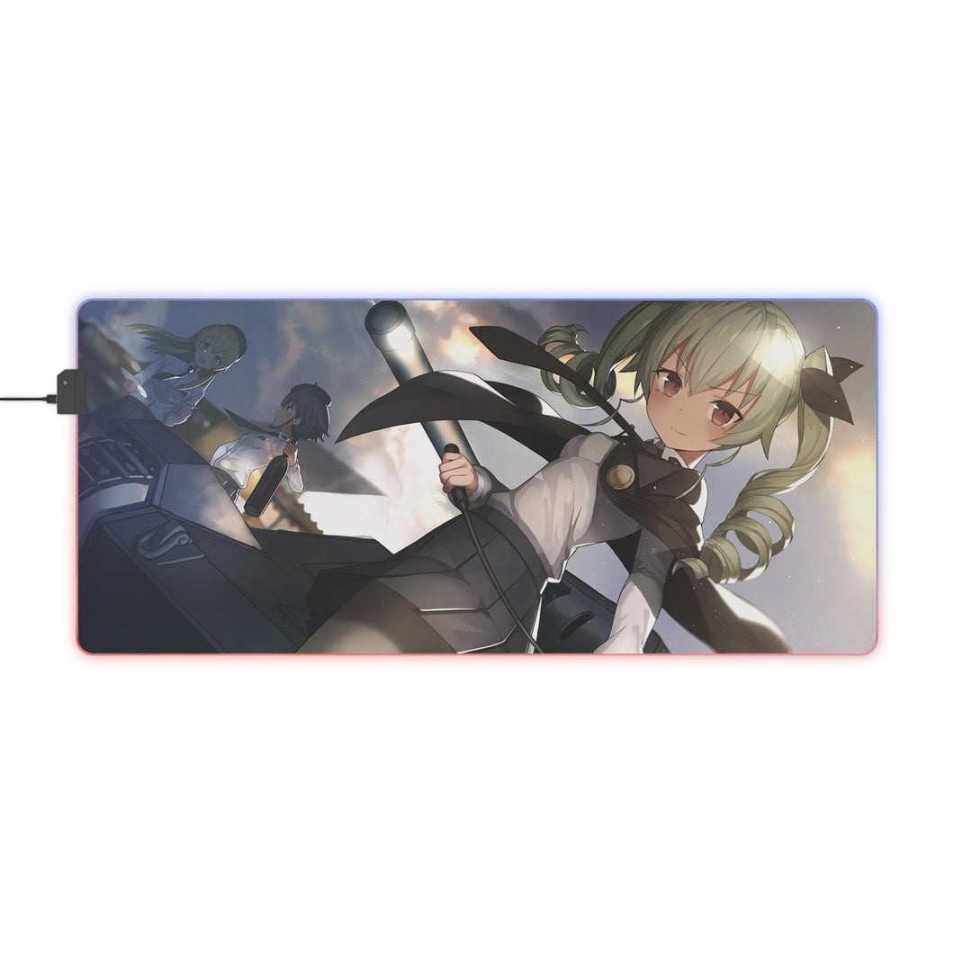 Girls und Panzer RGB LED Mouse Pad (Desk Mat)