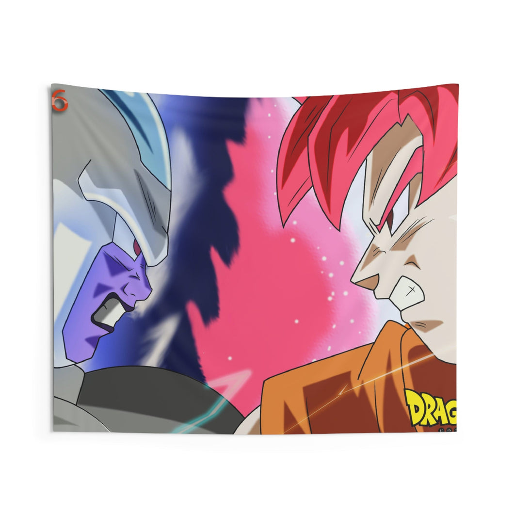 Frost Vs Goku Indoor Wall Tapestry