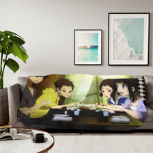 Load image into Gallery viewer, literature club kamiyama highschool Sherpa Blanket
