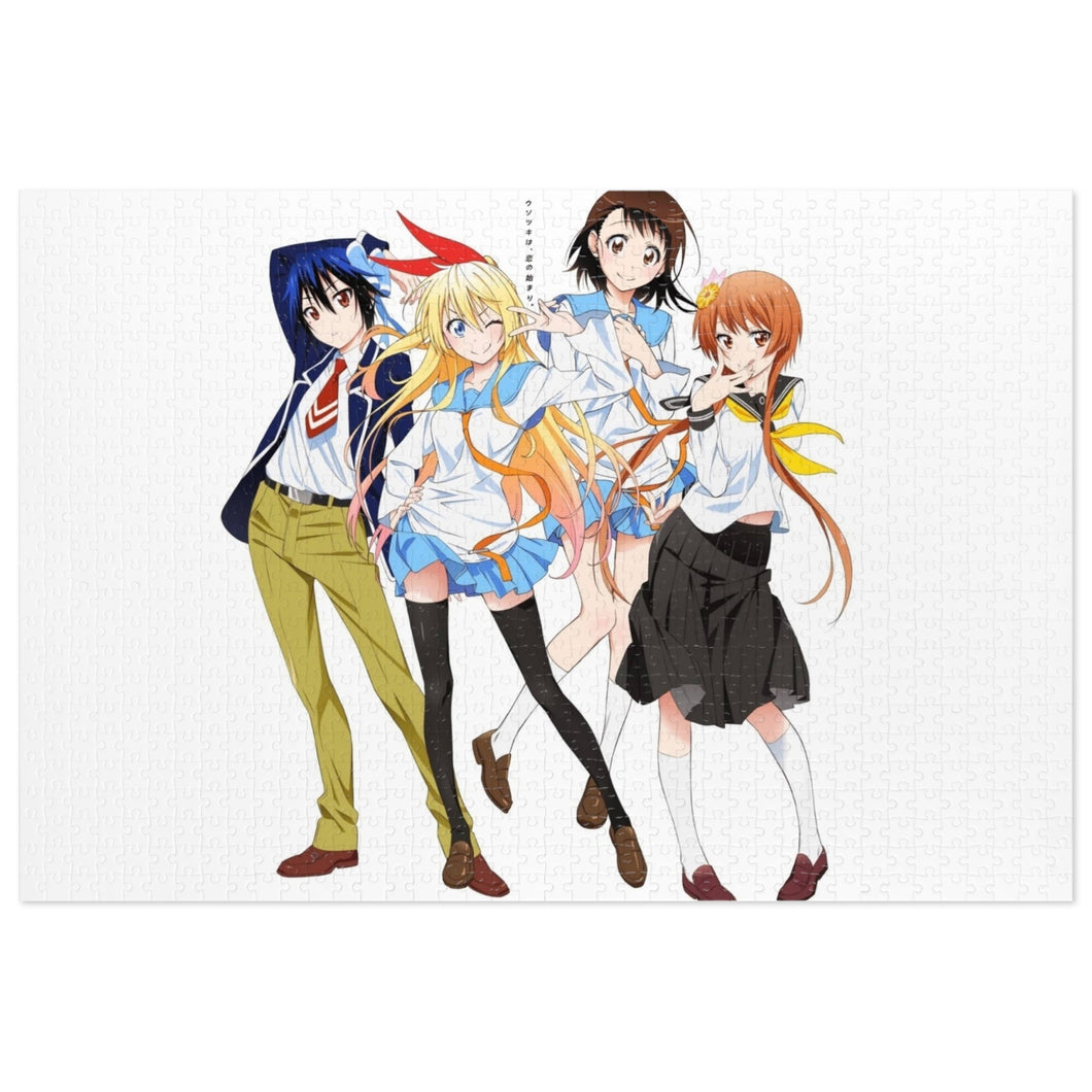 Nisekoi Chitoge Kirisaki, Kosaki Onodera, Seishirou Tsugumi, Marika Tachibana Jigsaw Puzzle