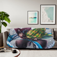 Load image into Gallery viewer, Demon Slayer: Kimetsu no Yaiba Sherpa Blanket
