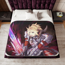 Load image into Gallery viewer, Fate/Apocrypha Saber Of Red Sherpa Blanket
