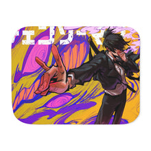 Load image into Gallery viewer, Anime Chainsaw Man Sherpa Blanket
