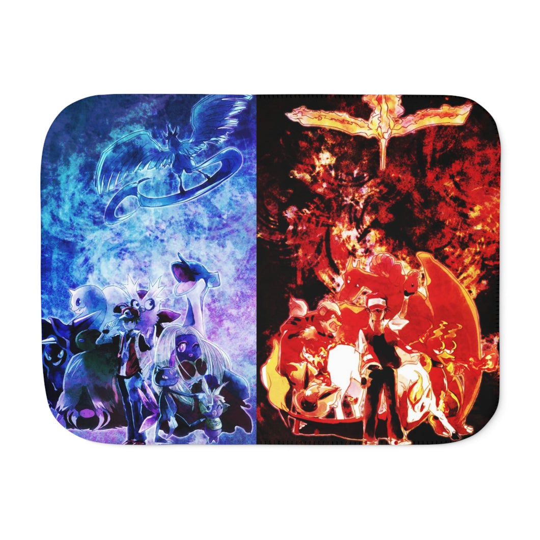 Anime Pokémonr Sherpa Blanket
