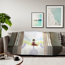 Load image into Gallery viewer, Mei Misaki Sherpa Blanket
